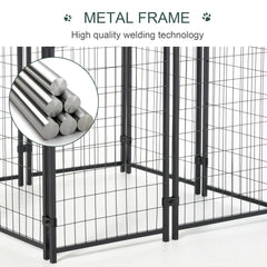 Outdoor Dog Kennel with Roof