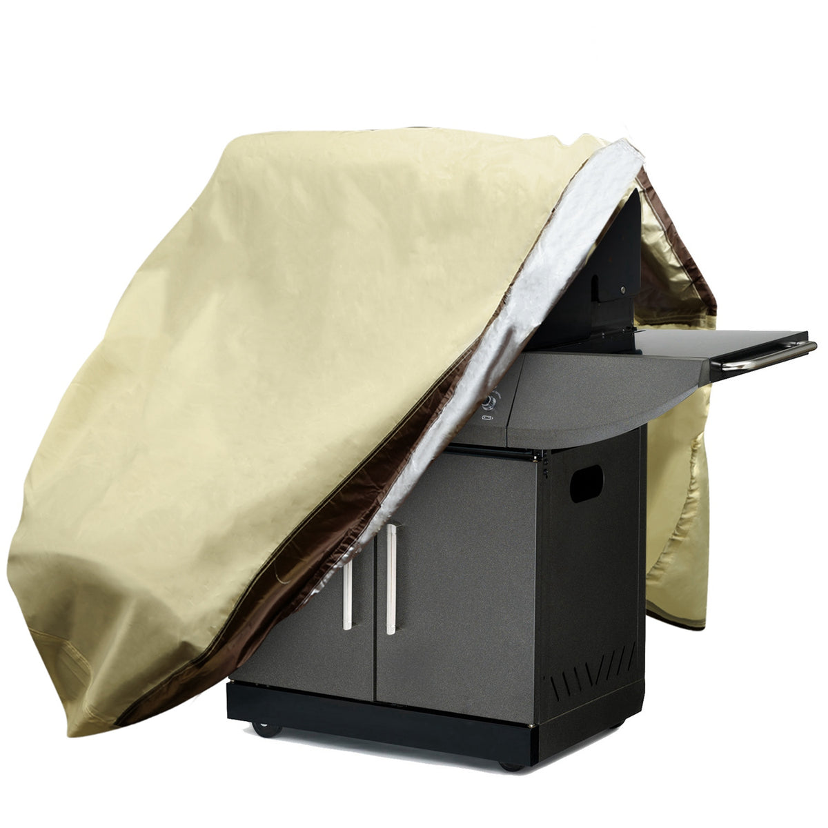 1Pc 70Inch Or 64Inch 210D Waterproof Outdoor BBQ Grill Cover Windproof Dustproof Patio Gas Grill Oven Protector Oxford Cloth Garden
