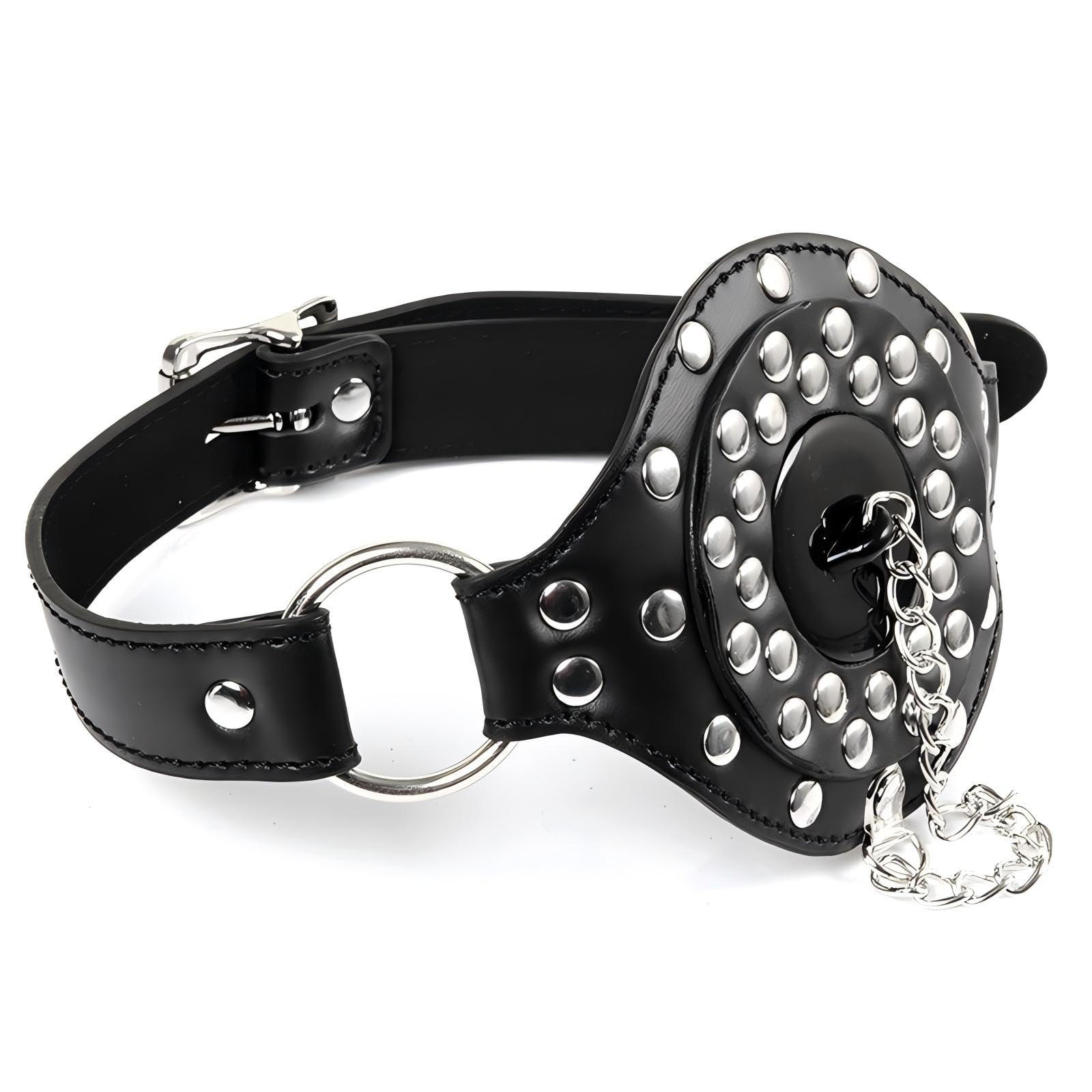 Open Mouth Gag O-Ring Sex Silicone Mouth Ball Gag- Breathable Sex Gag With Removable Pacifier Plug Bondage Restraints BDSM Adult Toys For Men Women And Couple