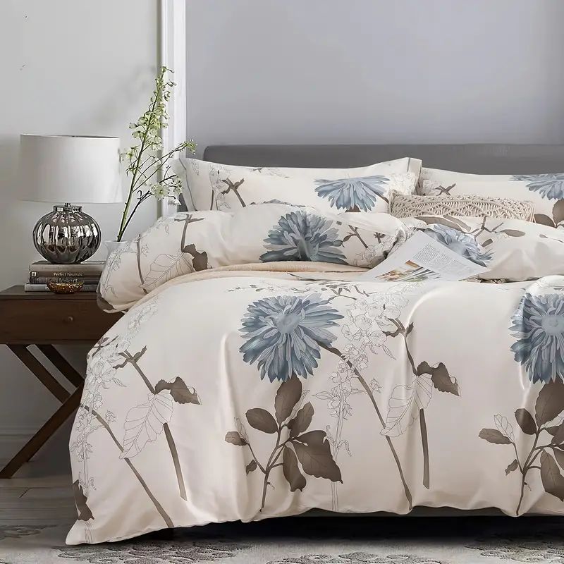 Elegant Floral Comforter Set