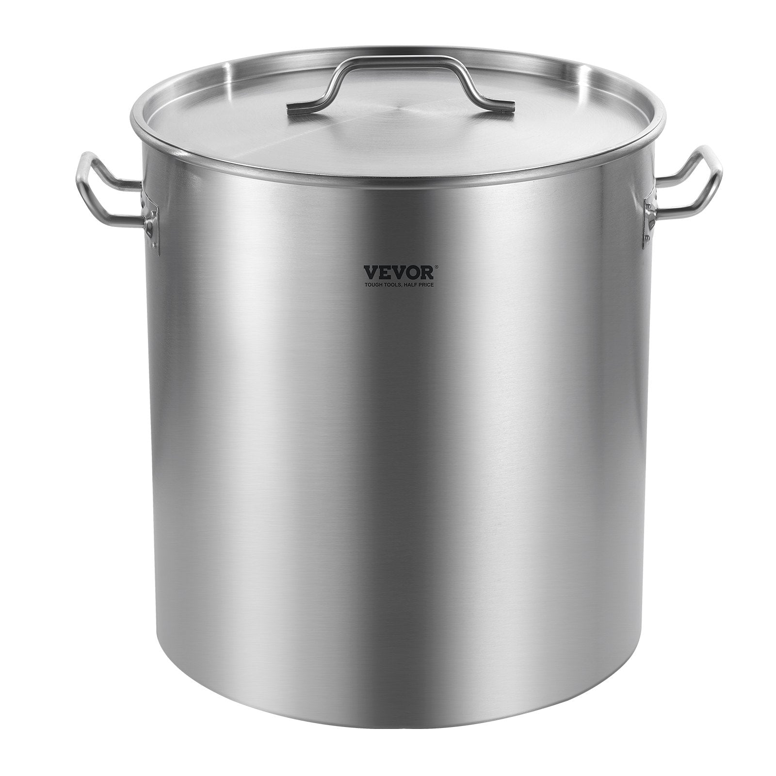 64QT Stainless Steel Stockpot Cooking Kitchen Sauce Pot With Basket Lid Handle