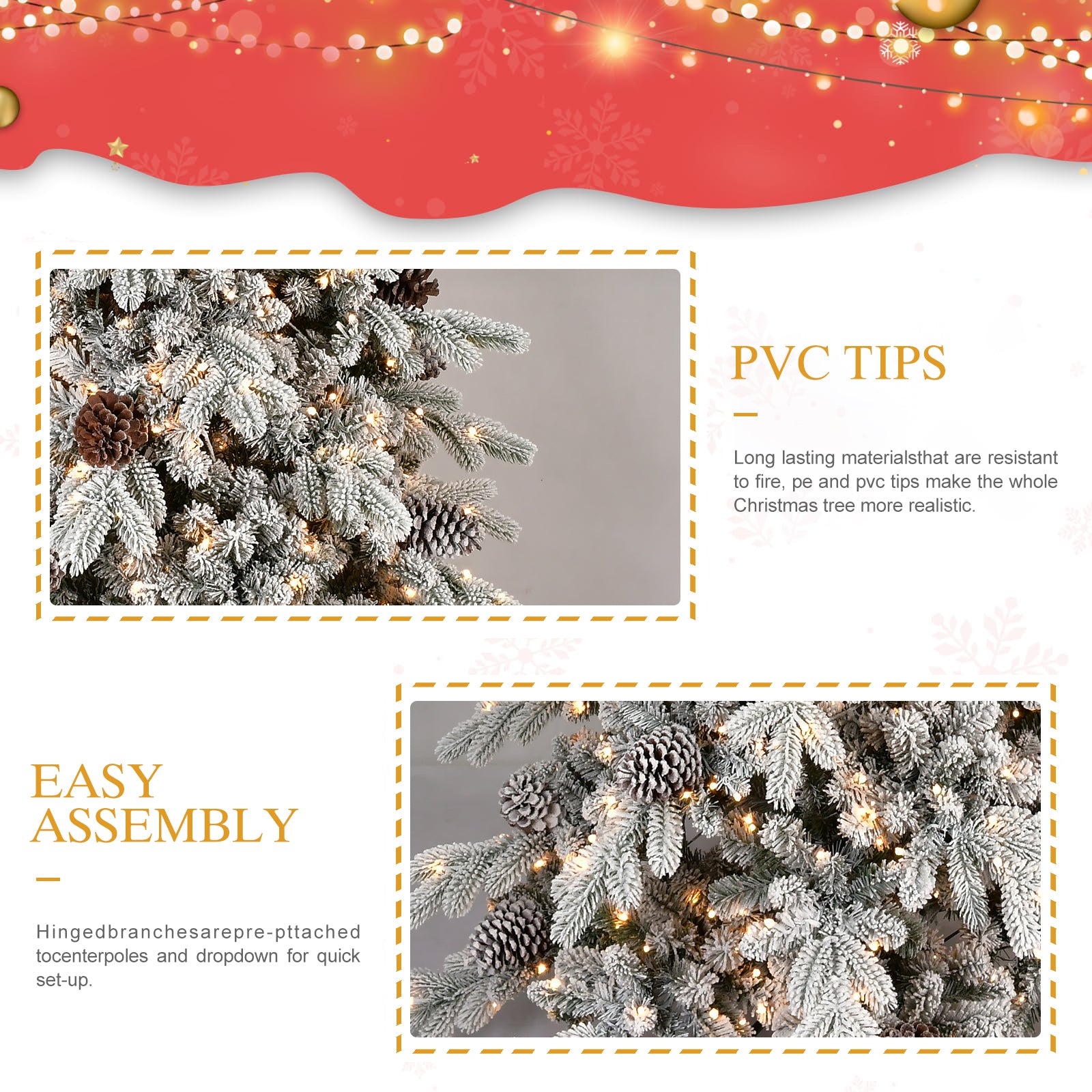 PVC Christmas Tree, Christmas Decorations,