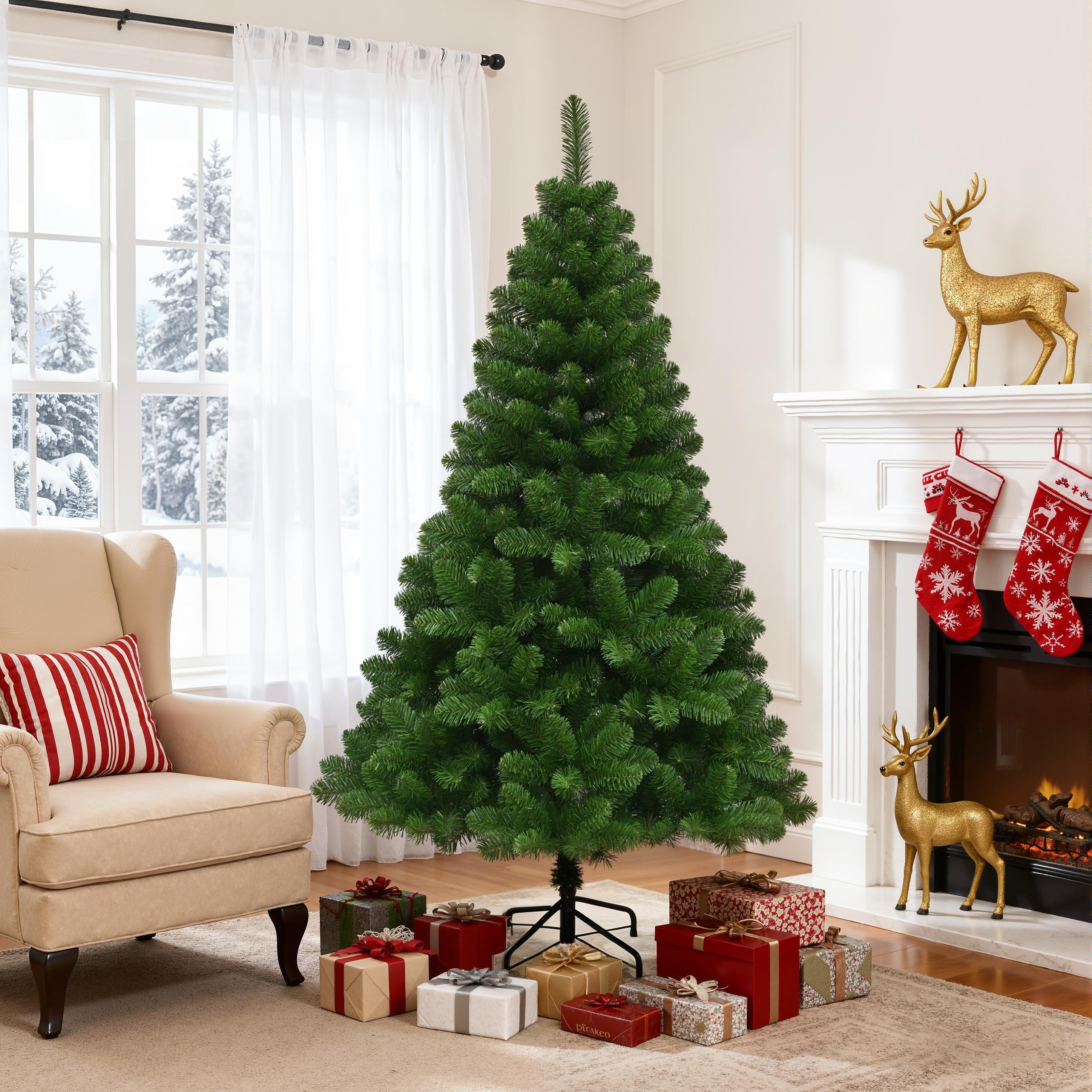 High-end Nordic Minimalist Christmas Tree Without Lights - Holiday Decorations, High-quality Festive Props