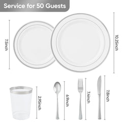 Plastic Cutlery Set Lightweight And Space-saving Eco-friendly And Simple Multifunctional
