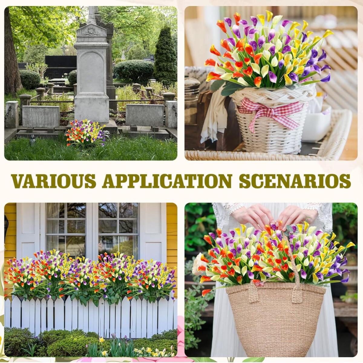 5PCS Bundles Artificial Calla Lilly