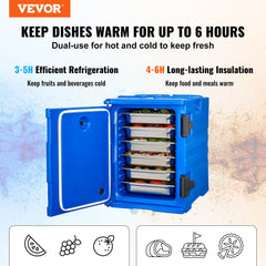 Insulated Food Pan Carrier Stackable Catering Dishbox 90L Chafing Dish