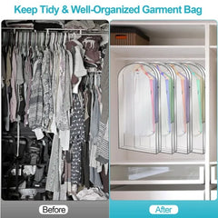 5-piece Set Of Hanging Clothes In A Bag  Dustproof And Waterproof