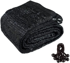 High-Strength Anti-Aging Black Shade Net (Ready-Made) , Universal For Sun Protection, Rain Shelter, Dust Prevention And Bird Deterrence