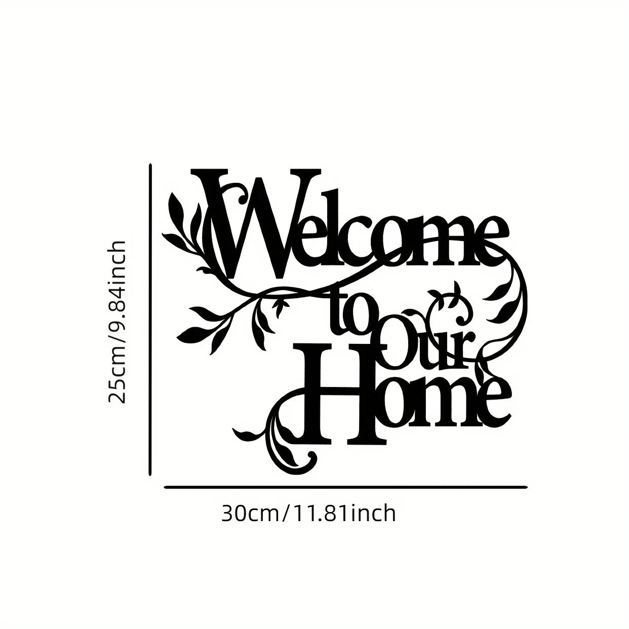 Vintage Farmhouse Metal Wall Sign Where Life Begins & Love Never Ends