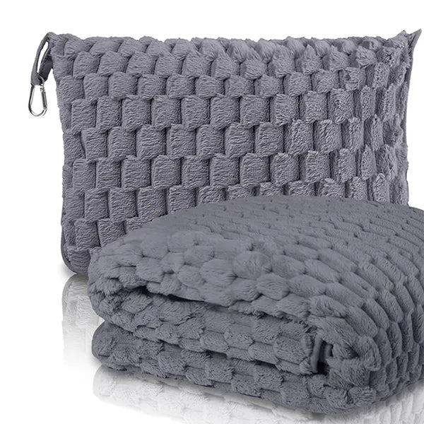 Tlanket- Clip On Travel Pillow