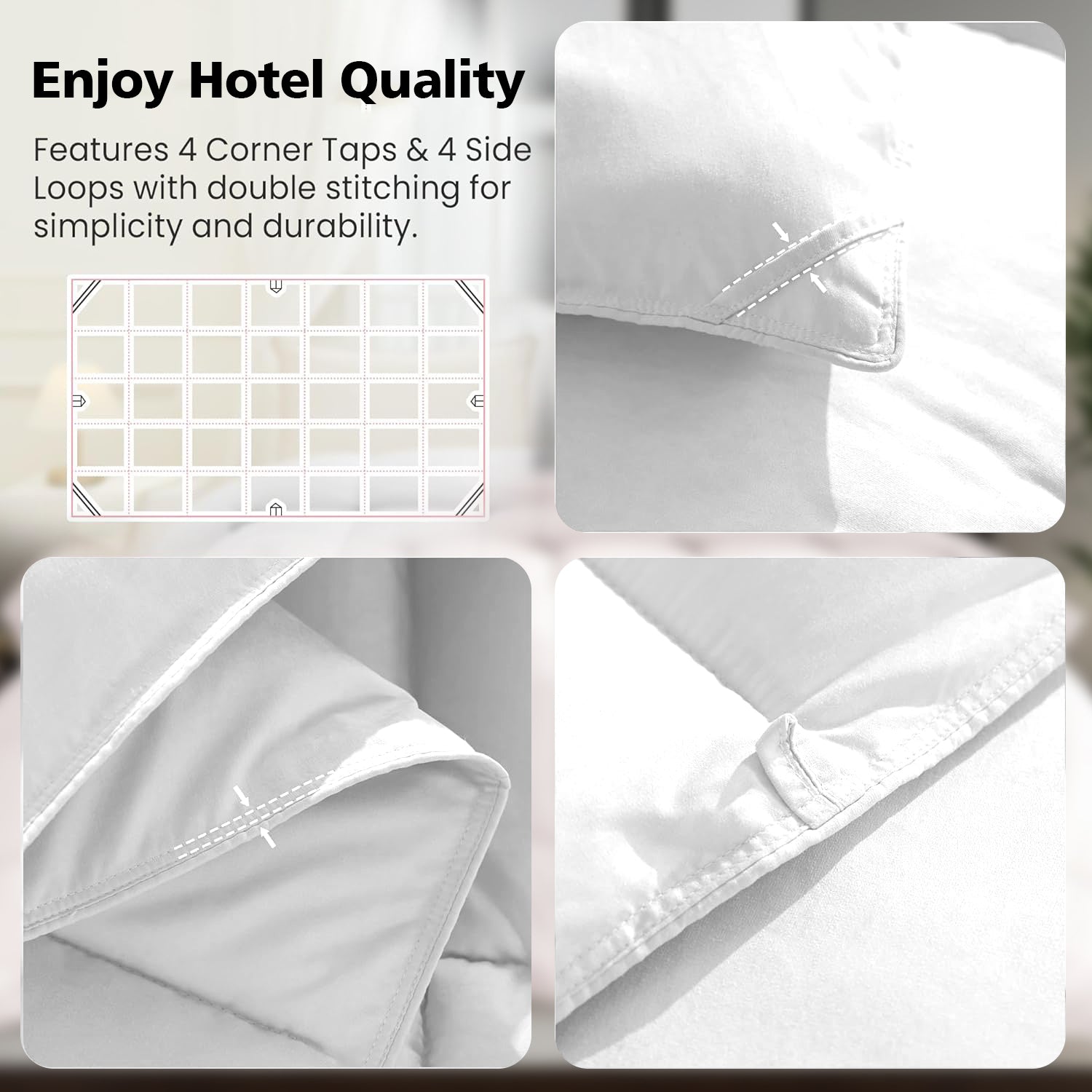The Cozy Cloud Oversized Comforter, With Its Stylish Plaid Design And Extra-plush Fill, This Heavyweight Duvet Is A Dream For Any Dorm Or Bedroom. Enjoy Year-round Warmth And Comfort.