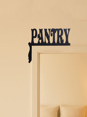 Vintage Farmhouse Pantry Sign - Hand Painted Rustic Wooden Wall Art