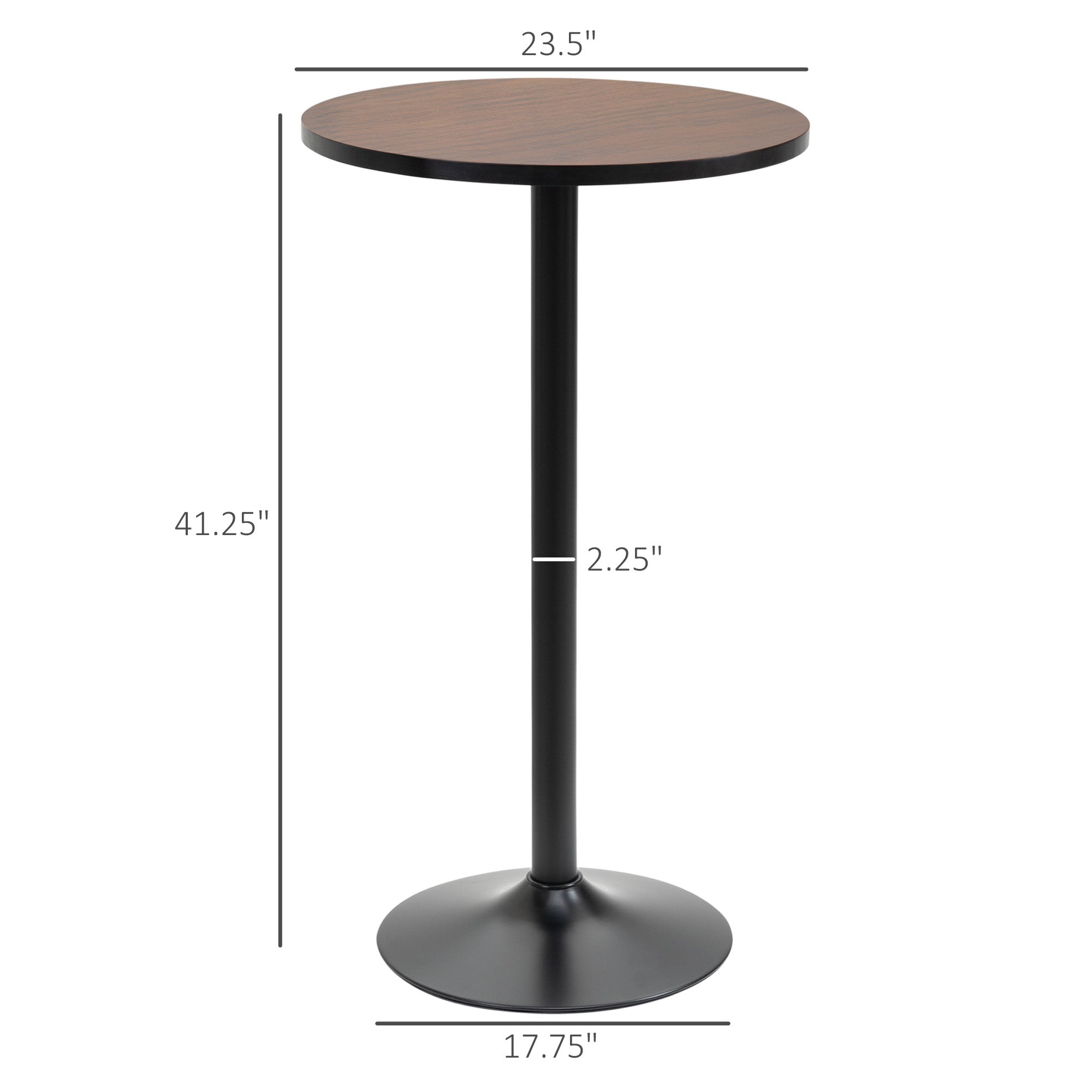 41" H Bar Height Round Bar Table