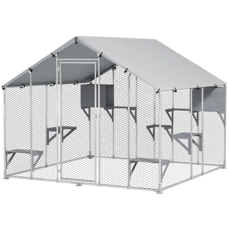 Catio Outdoor Cat Enclosure With Waterproof Cover
