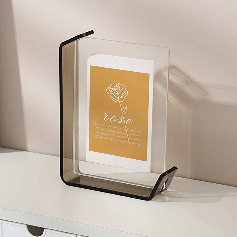 5x7 Inch Colorful Acrylic Photo Frame Box Creative Picture Holder Stylish Gradient Color Collage Frame
