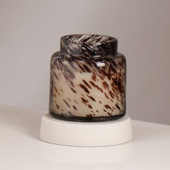 Splatter Pastel Glow Candle Elegant  Aromatic Wax Candle For Home  Office Long-Lasting Burn & Soothing Fragrance Perfect For Relaxation, DEcor  Gifting
