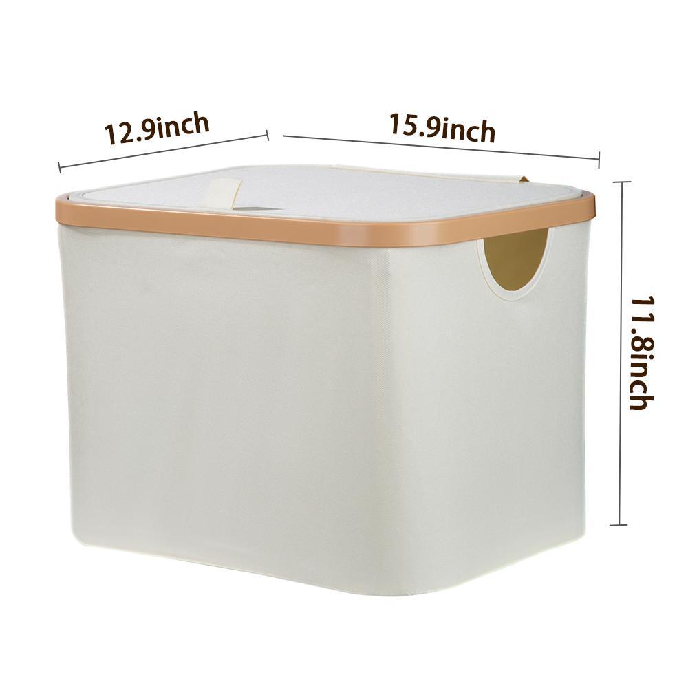 Available In Three Colors, With Or Without Lids, Perfect For Organizing Your Home And Keeping It Tidy.