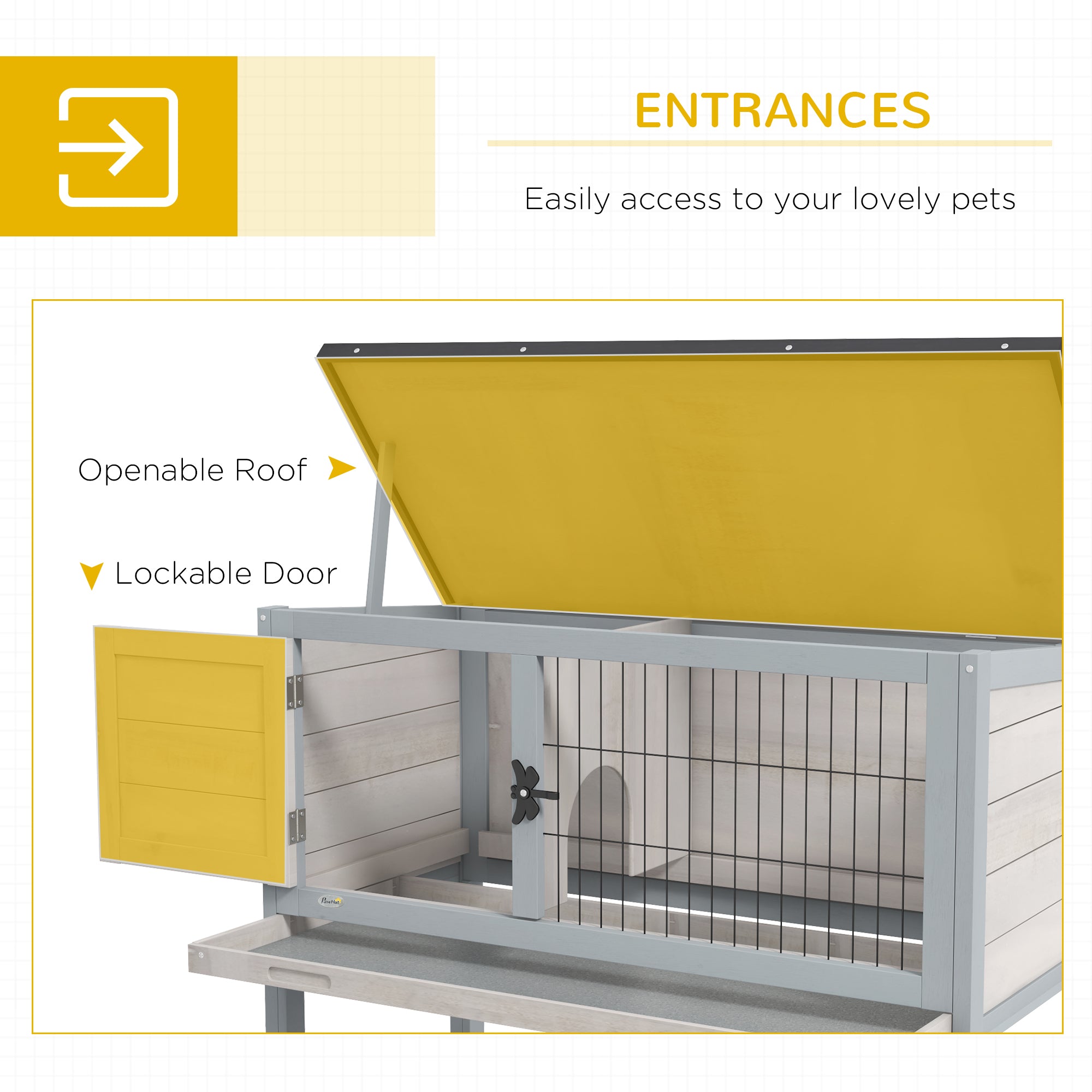 Elevated Rabbit Hutch