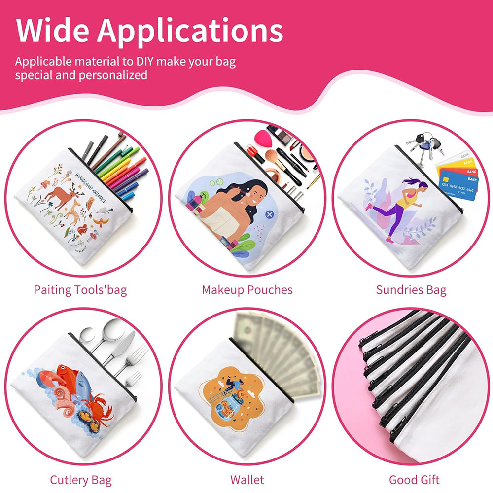 12 Pcs Paintable Blank Canvas
