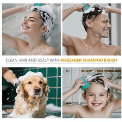 VIEJKLG Detachable Hair Styling Product Comfort Scalp Massage Brush Waterproof Personal Cleaning Bathroom Accessory Shampoo Tool