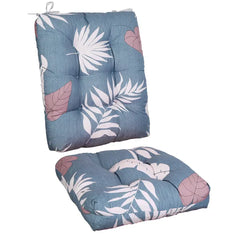 2Pcs/Set 1Pc Back Cushion And 1Pc Seat Cushion Rocking Chair Cushion Upper And Lower Back And Seat Sets