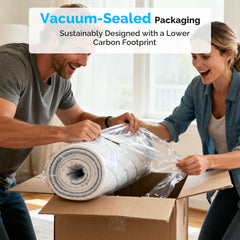 10 Inch Twin XL Mattress, Innerspring Mattress With Black Gold Trim & White Cover - Medium Firm Support, Breathable Design For College Dorms, Tall Sleepers & Guest Rooms