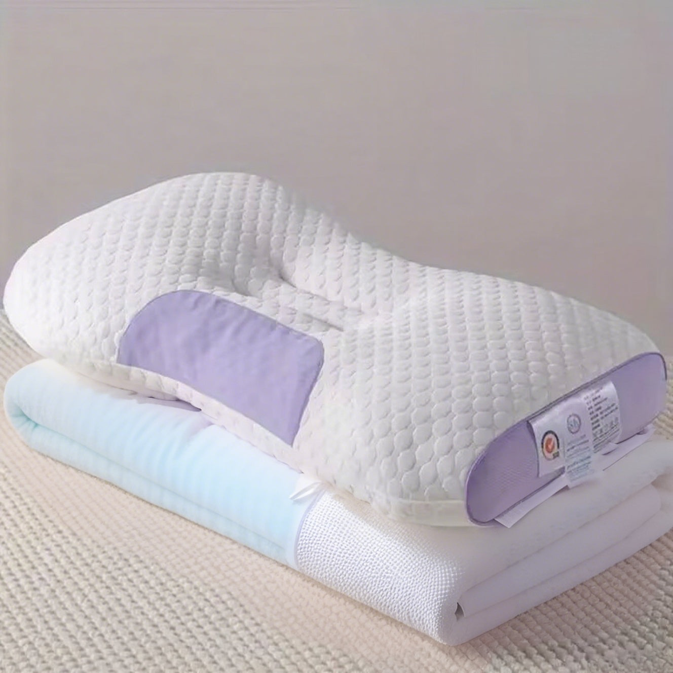 YBZ 3D Knitted Cotton Massage Pillow 1pack
