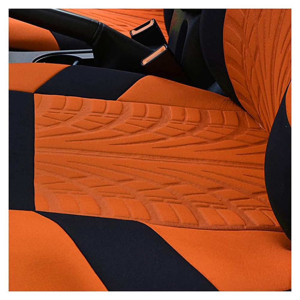 5 Piece Full Set Car Seat Covers Universal Fit For Cars Trucks & SUVs Non-Slip Soft & Warm Automotive Seat Covers & Accessories Blue