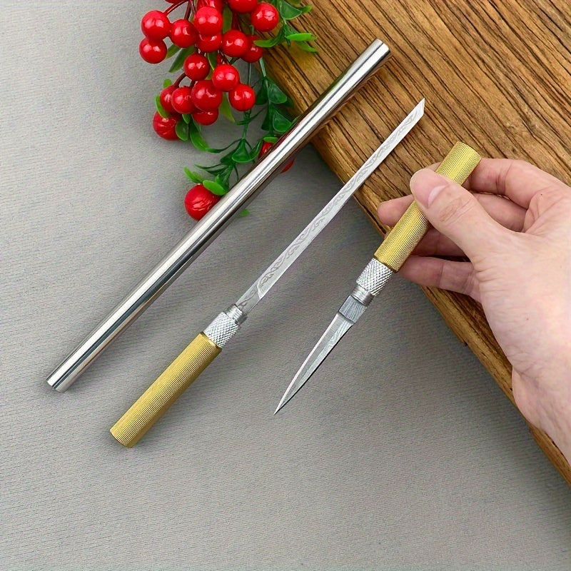 Long Gold Hoop Sticks
