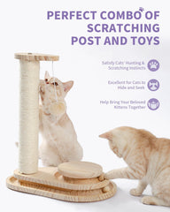 Indoor Cat Soft Scratching Board And Interactive Ball Track Toy Cat Rest And Grooming Supplies