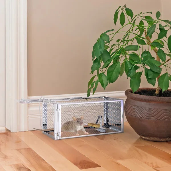 Single Door Rat Trap Cage Humane Rodent Trap Mouse Trap