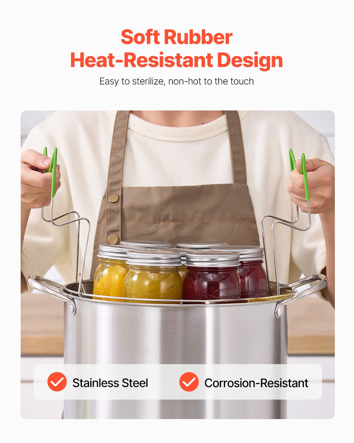 Canning Pot With Rack And Glass Lid 21 QT Stainless Steel Waterbath Canner