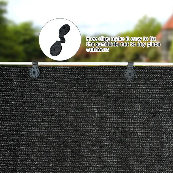 6.5ft*3.3ft Black Sunshade Netting Fabric With High-strength UV Protection, Perfect For Plant Protection.