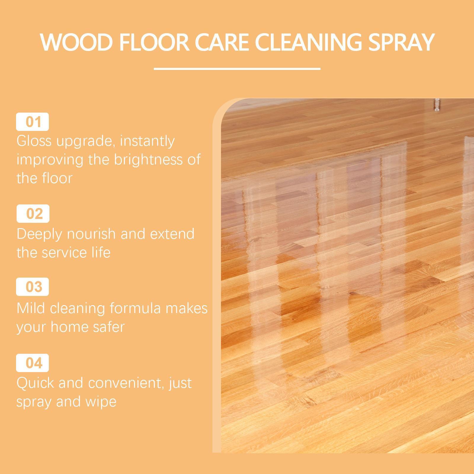 Jackho Floor Beeswax Polishing Cleaning Spray Floor Maintenance Anti-crack Color Protection Nourishment