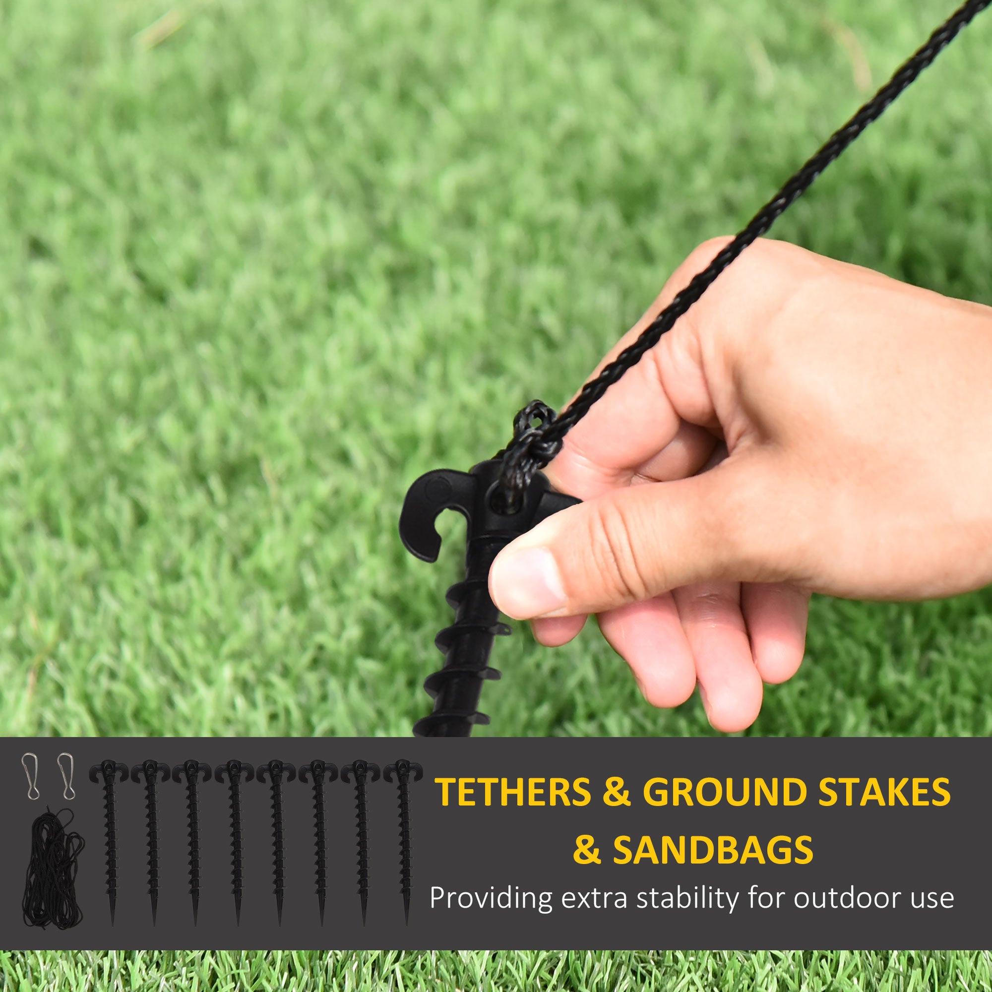 7.9' Inflatable Branch Hand Snowman w/ Rotating Colorful LED Light, Blow-Up Outdoor Display for Party