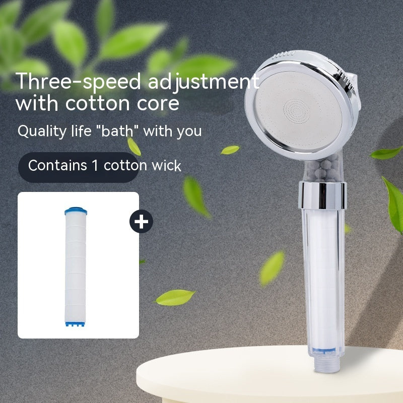 Three-speed Anion Supercharged Filtering Shower Head Nozzle