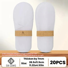 20 Pairs[ Five-star Hotel Disposable Slippers ], Suitable For Hotels, Spas, Travel, Shotless Families, Spa Slippers With Bags, Anti-slip, Individually Packaged