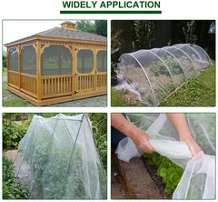 6.5ft X 25ft Highly Effective Insect Screen, Protect Plant Health, Easily Control Pests, And Create A Green, Harmless Gardening Space
