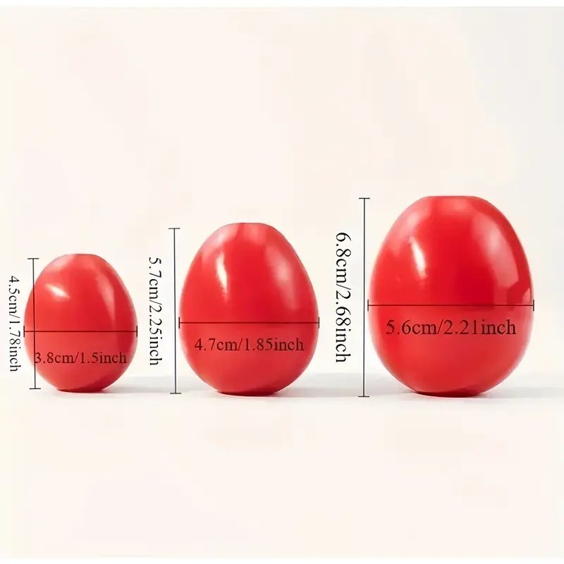 Butt Plug 3pcs S, M, L Sizes Anal Plug Set - Egg-Shaped Bead Stimulators For Enhanced Pleasure. Perfect Fit Sizes. Ideal For Couples & Outdoor SM Fun. Premium Quality For Ultimate Sensation & Enjoymen