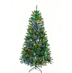 Artificial Christmas Tree, Colorful Lights, Green