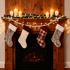 Lighted Birch Garland, 7.87ft 144 LED Warm White Lights With 8 Modes, Remote & Timer, IP45 Waterproof Flexible Branches For Home Decor