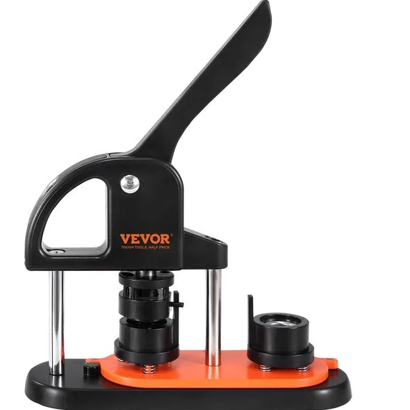 Button Maker Machine, 0.98 Inch 25mm Pin Maker With 500pcs Button Parts, Button Maker With Panda Magic Book, Ergonomic Arc Handle Punch Press Kit, For Children DIY Gifts And Christmas