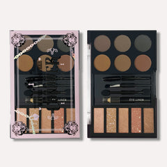 Eyebrow Enhancers Cream Powder Palette,Eyebrow Powder And Eyebrow Card