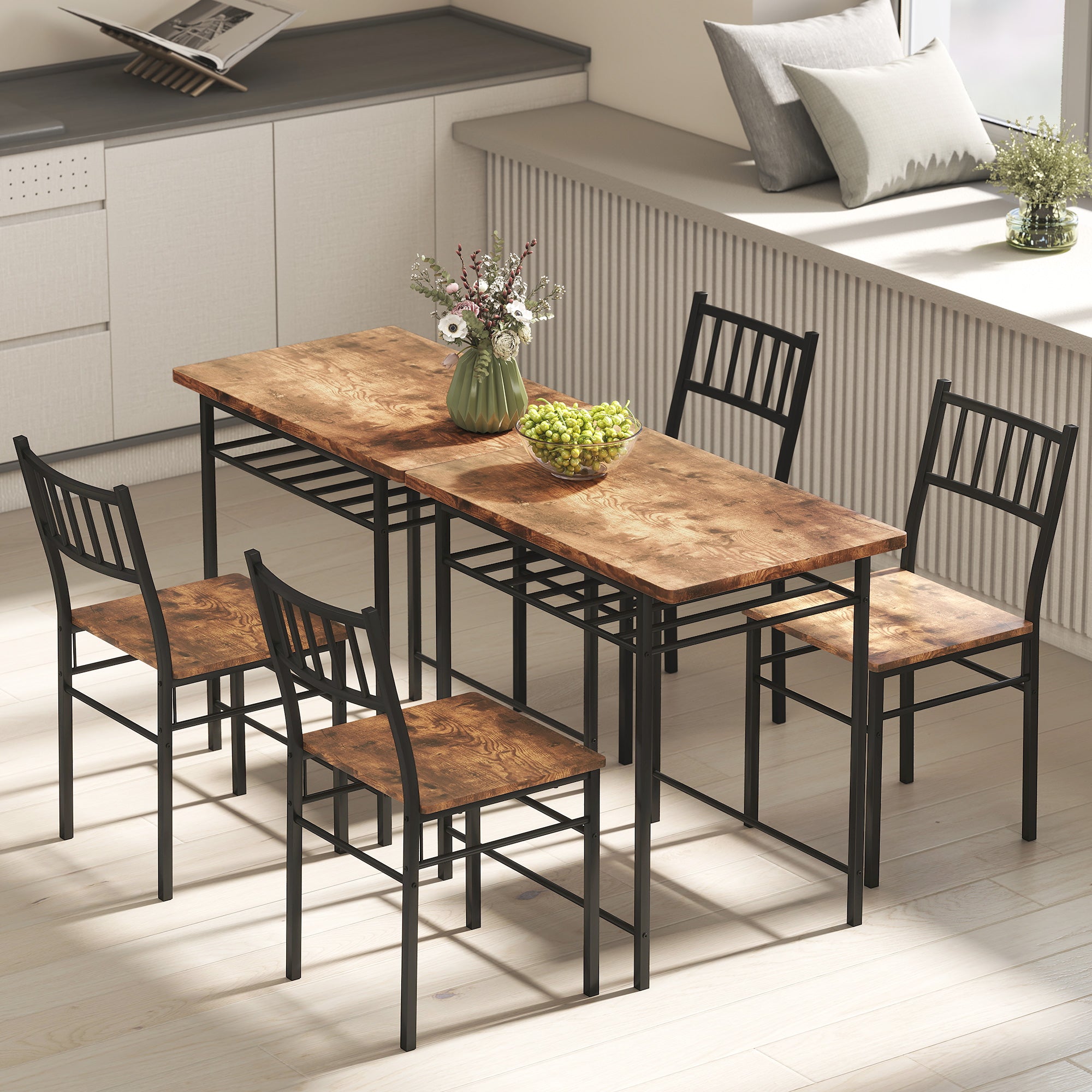 3-Piece Small Dining Table Set for 2