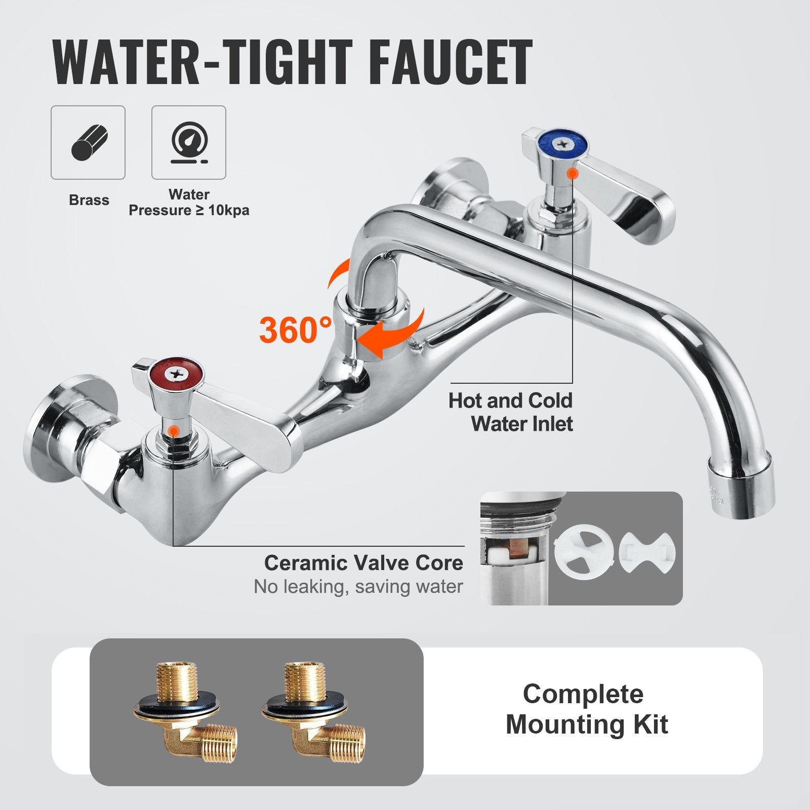 Stainless Steel Prep & Utility Sink, 1 Compartment Free Standing Small Sink Include Faucet & Legs, 27'x41' Commercial Single Bowl Sinks For Garage, Restaurant, Kitchen, Laundry