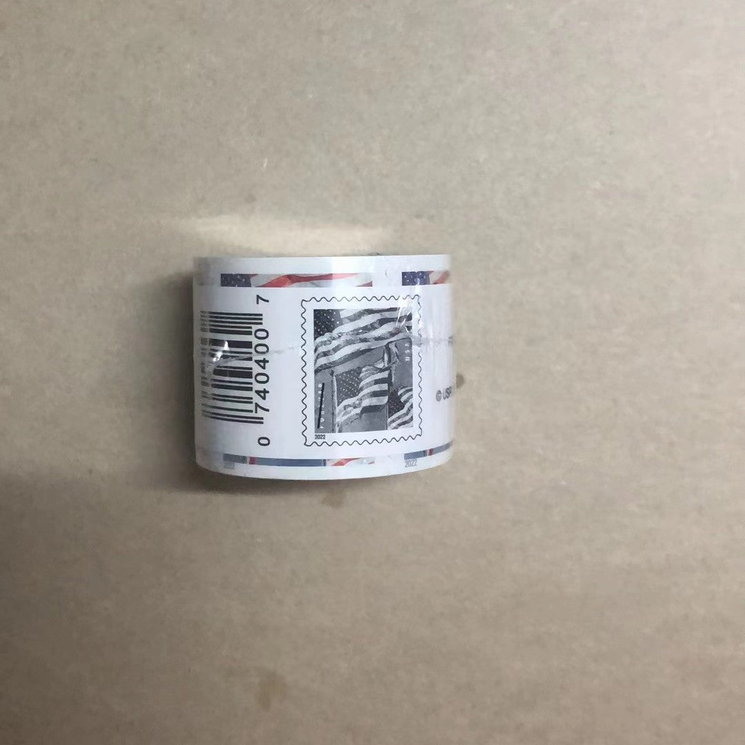 First-Class Rate U.S. FLAG STAMPS 1 ROLLS FREE SHIPPING