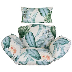 Egg Chair Cushion Hanging Basket Seat Cushion Thicken Soft Egg Swing Chair Pad Hanging Egg Chair Cushion With Headrest