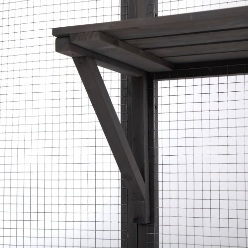 Oversized Cat Cage - Grey