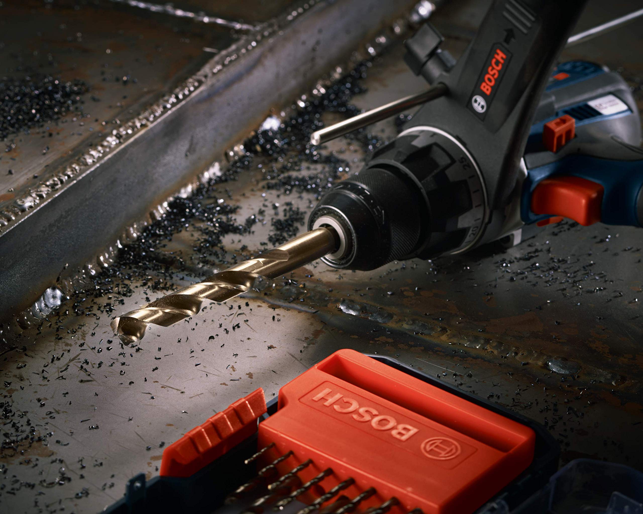 Impact Tough Titanium Nitride Coated Drill Bit 6pcs