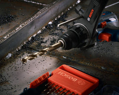 Impact Tough Titanium Nitride Coated Drill Bit 6pcs